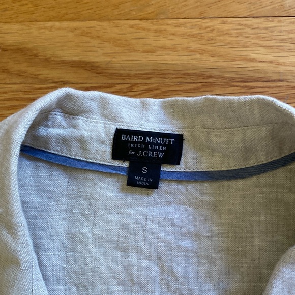 J.Crew short-sleeve Baird McNutt Irish linen shirtdress - Picture 6 of 6